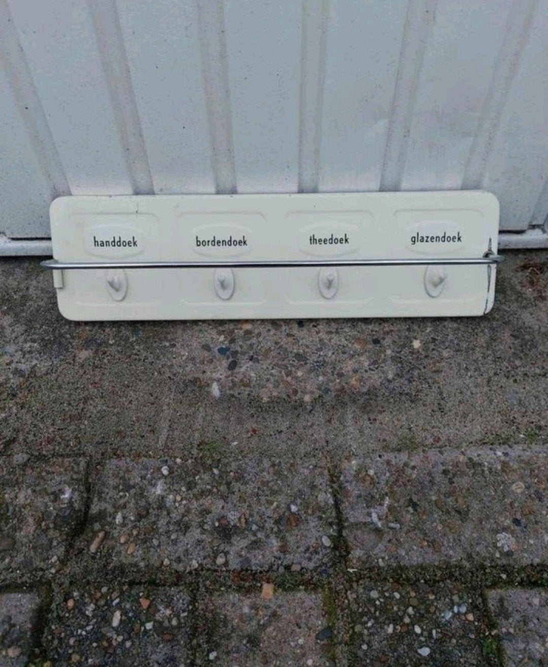 Vintage retro handoekrekje doekrekje keuken rekje, Huis en Inrichting, Ophalen of Verzenden, Gebruikt, Brabantia