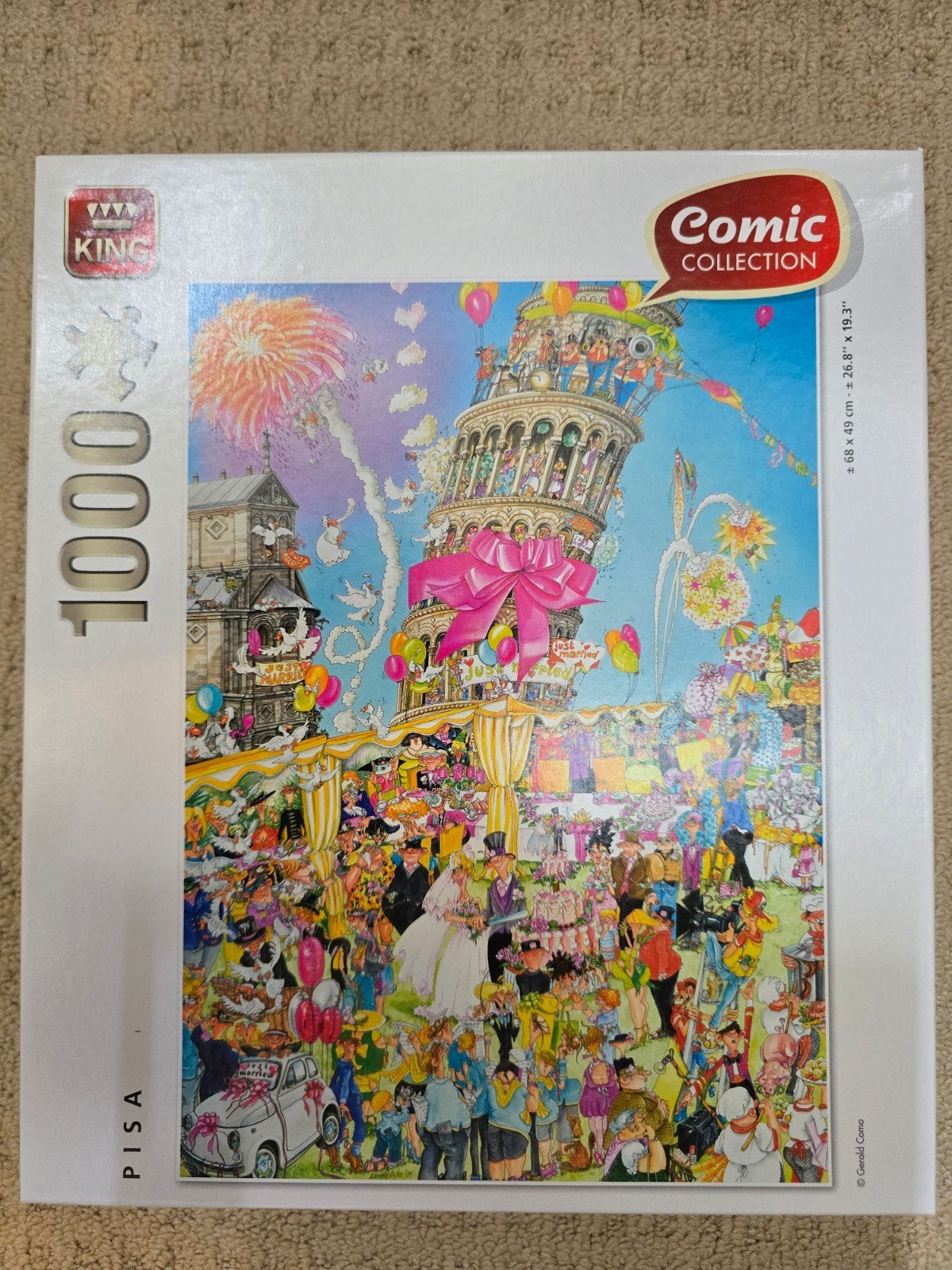 King Comic Collection Puzzel, Ophalen of Verzenden, 500 t/m 1500 stukjes, Zo goed als nieuw, Legpuzzel
