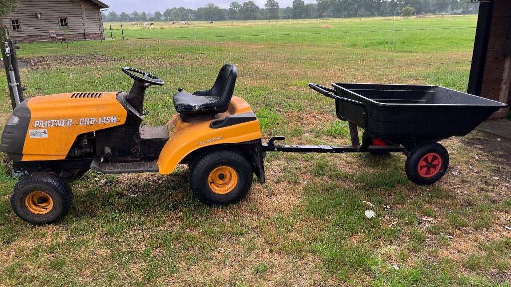 mini trekker met kiepkar, Ophalen, Gebruikt