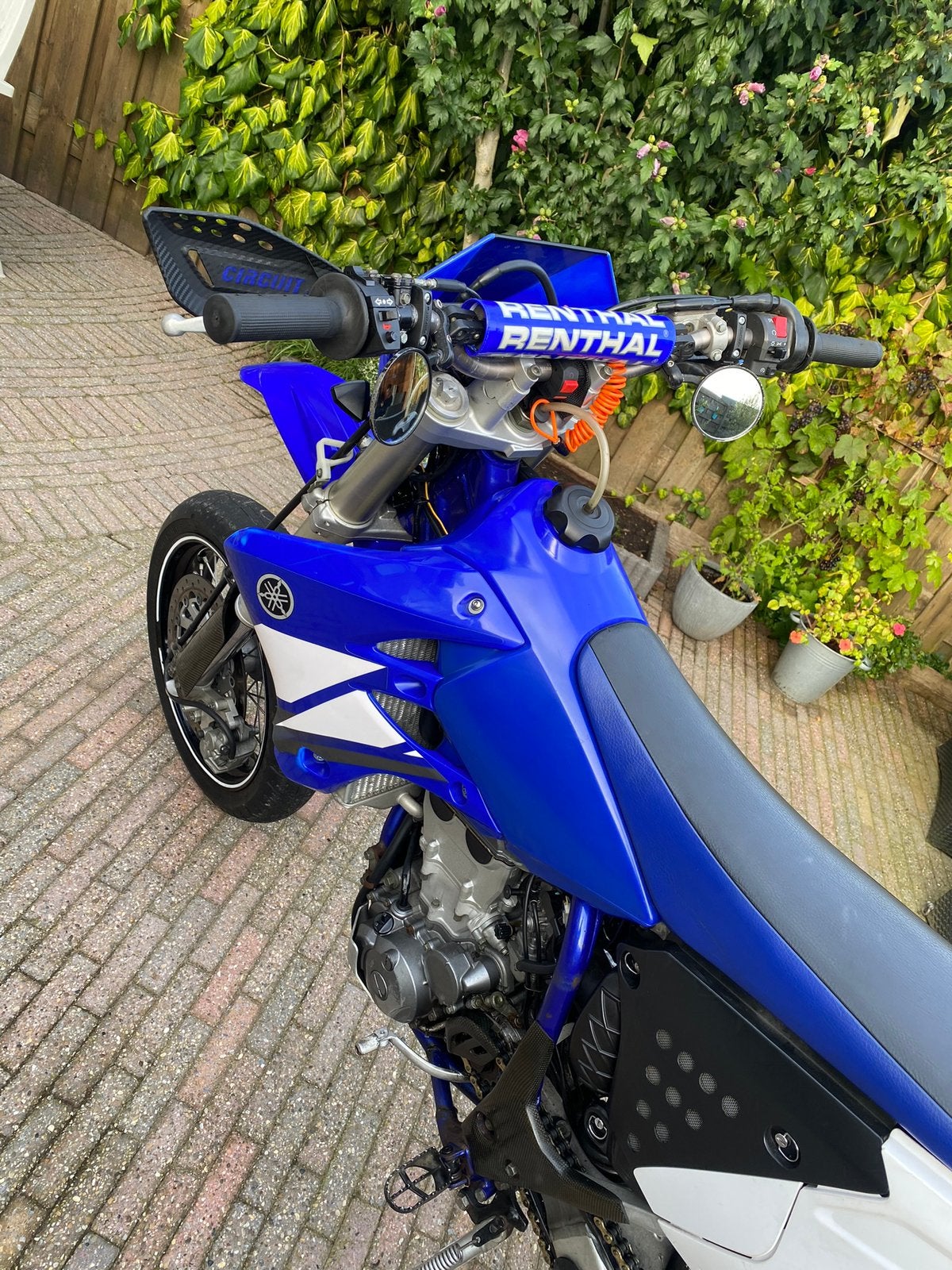 Yamaha wr450f supermoto, Ophalen, Gebruikt
