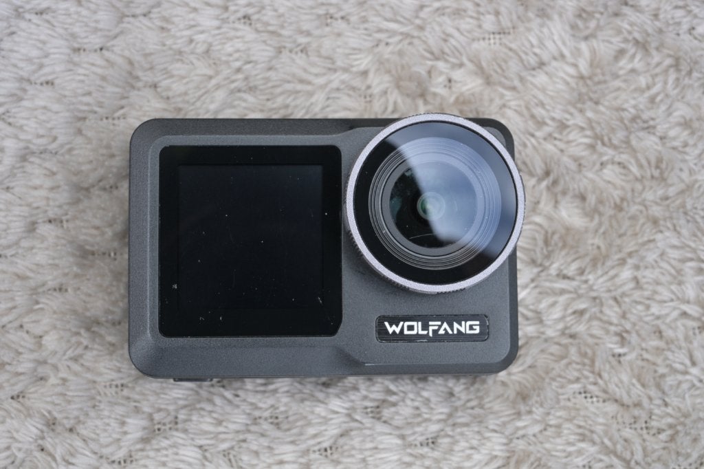 Wolfang GA460 4K Action Camera met accessoires, Ophalen, Gebruikt, Overige merken