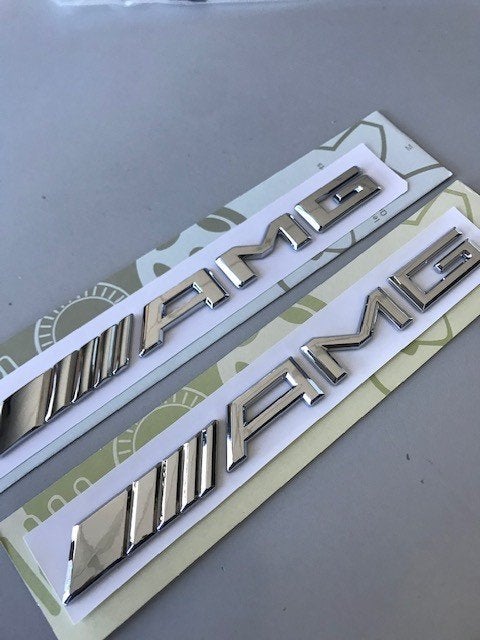 amg embleem amg logo G-klasse GLA A45 C43 C63 E63 E43 E53 CL, Ophalen of Verzenden