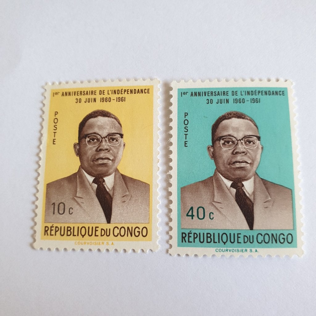 2519 congo 1961 joseph kasavubu, Verzenden, Overige landen