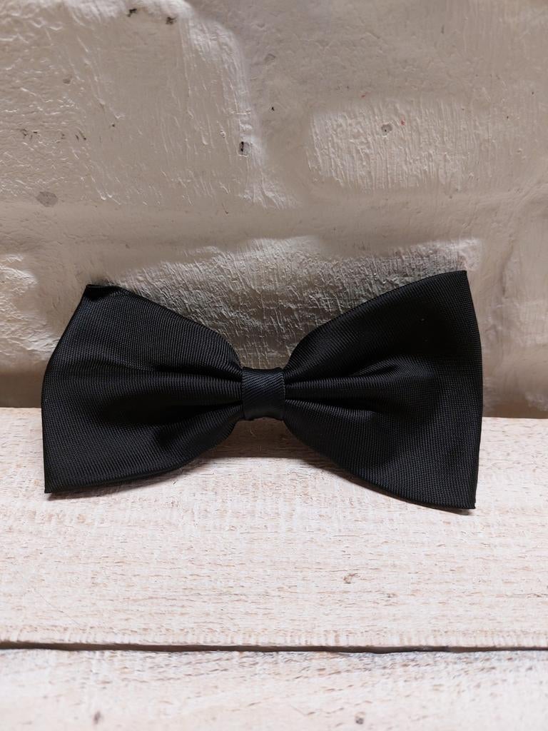 Nette zwarte vlinderdas, Kleding | Heren, Stropdassen, Effen, Onbekend, Verzenden, Zwart