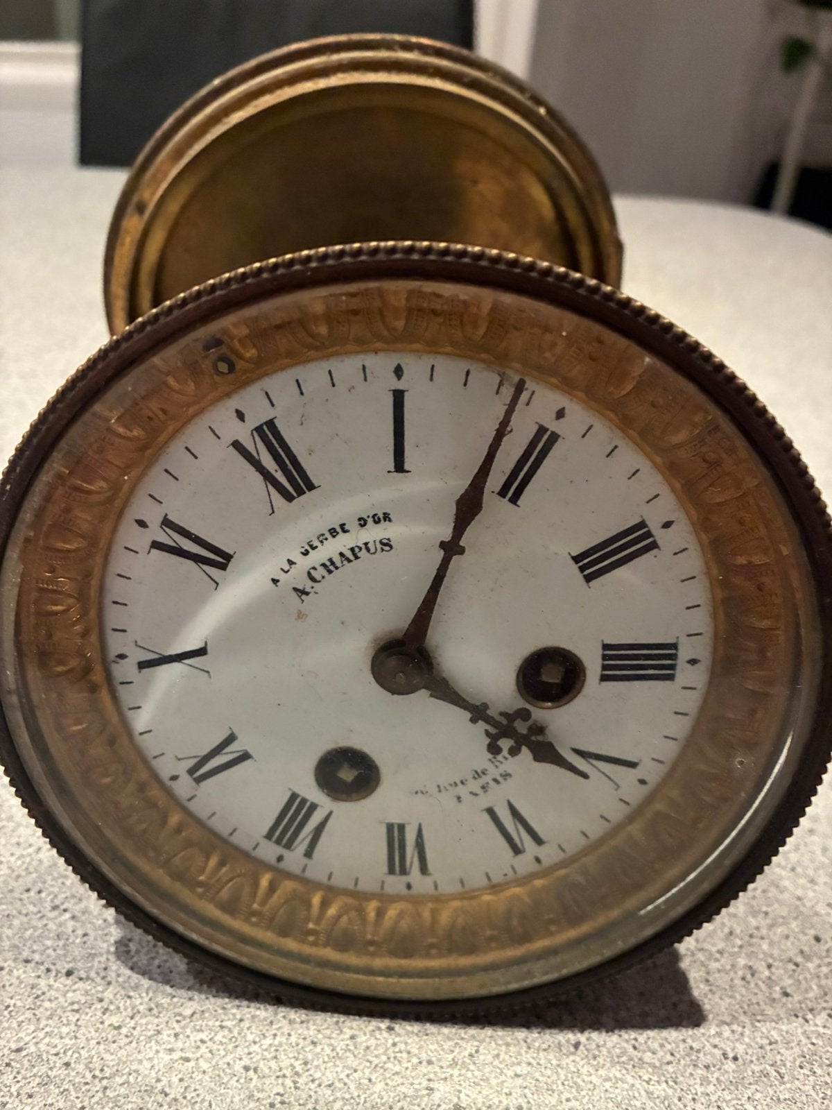 Antiek Frans pendule uurwerk, Antiek en Kunst, Ophalen of Verzenden