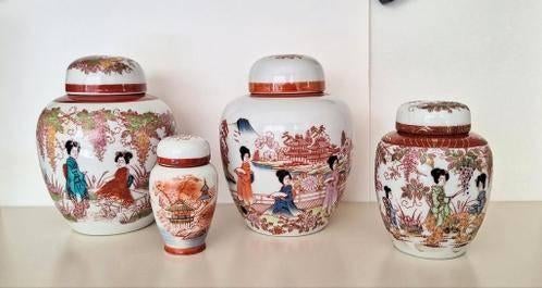 Kutani gemberpotten, Antiek en Kunst, Curiosa en Brocante, Ophalen of Verzenden
