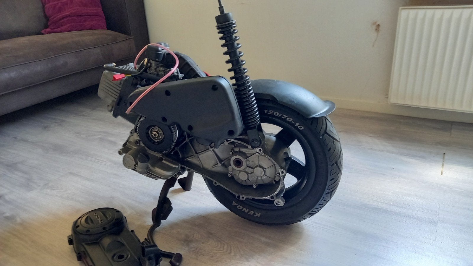 blok vespa 4takt 2v 80cc nieuwe opbouw, Fietsen en Brommers, Scooters | Vespa, Ophalen, Maximaal 45 km/u, Zo goed als nieuw, Benzine