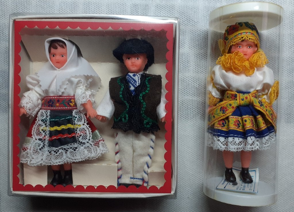 Klederdracht poppetjes folklore, Ophalen of Verzenden, Zo goed als nieuw