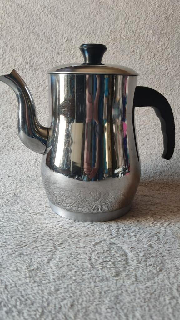 RVS Gönen Çelik Turkse waterketel, theepot, koffiepot 2,5L, Ophalen of Verzenden, Zo goed als nieuw