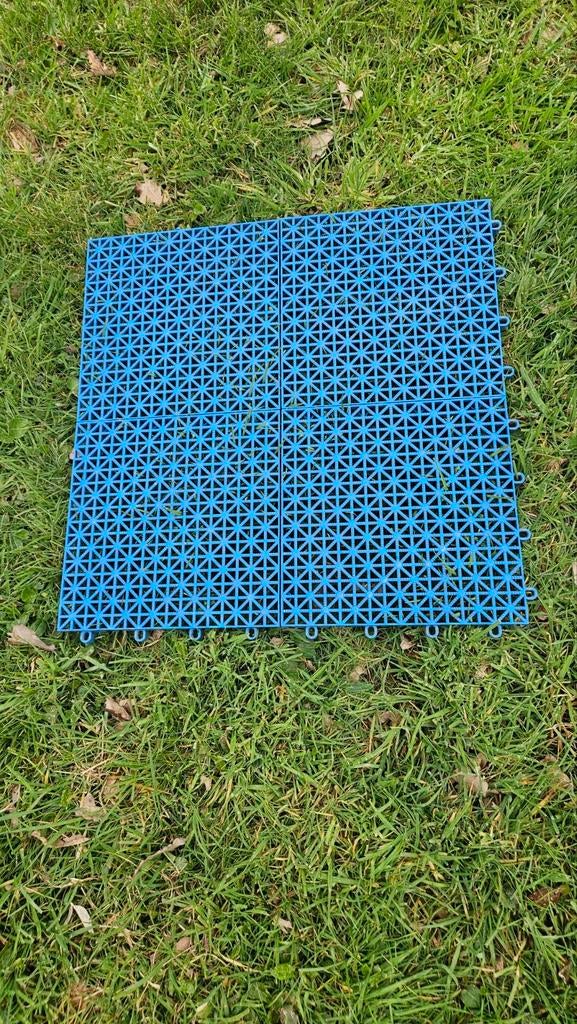 Kunststof kliktegels vlonders 50x50x2 voortent vloer, Caravans en Kamperen, Ophalen