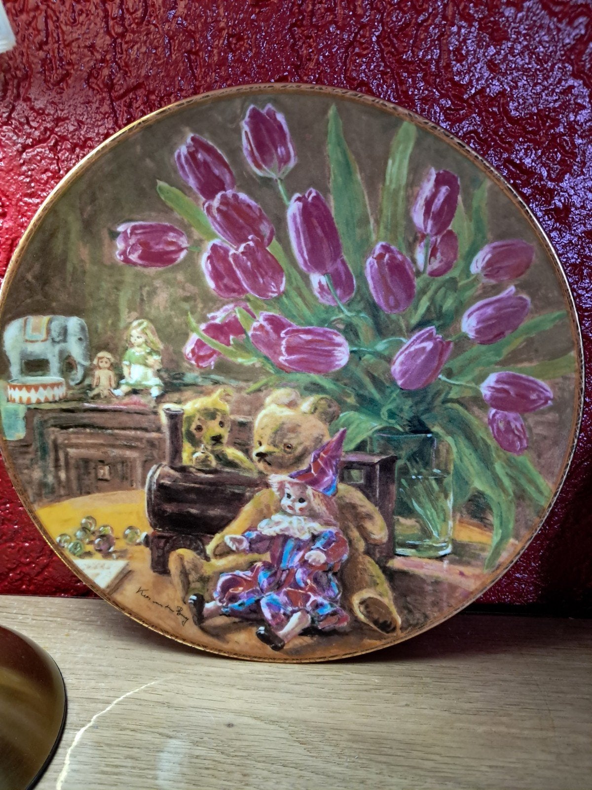 Exclusief wandbord van Kees van den Berg., Antiek en Kunst, Ophalen of Verzenden