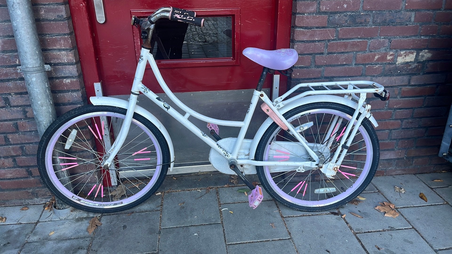 Leuke 24 inch meisjes fiets, Ophalen, Gebruikt, Terugtraprem, 24 inch
