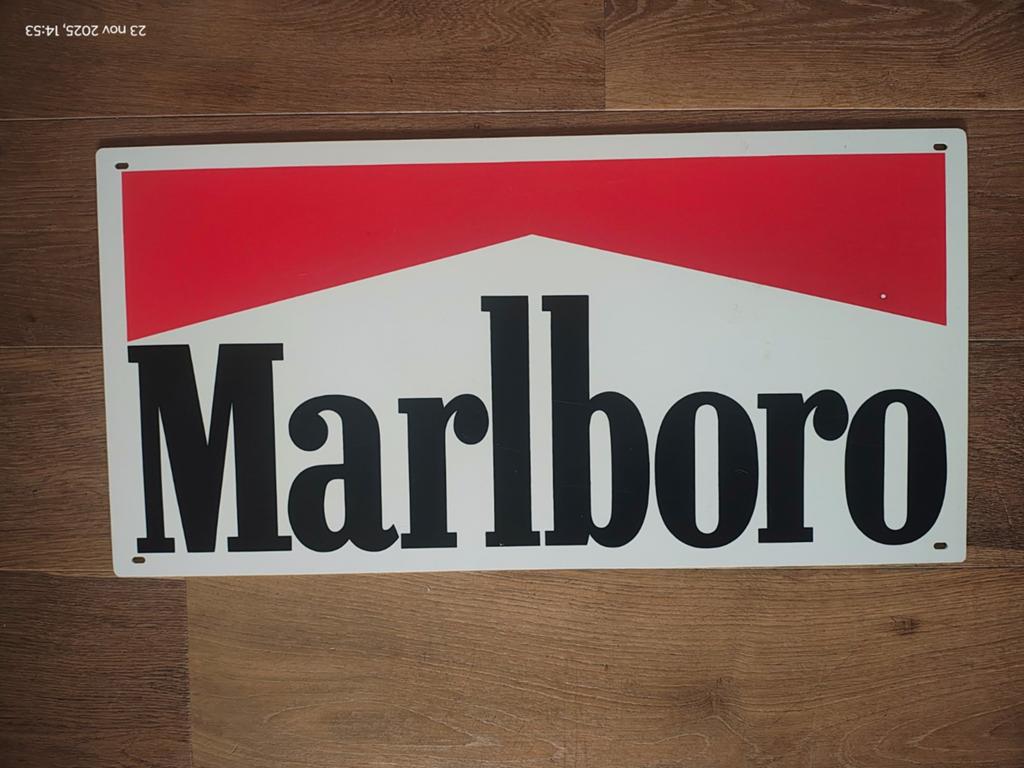 Marlboro kunststof reclamebord, Ophalen of Verzenden, 1920 tot 1940, Utrecht