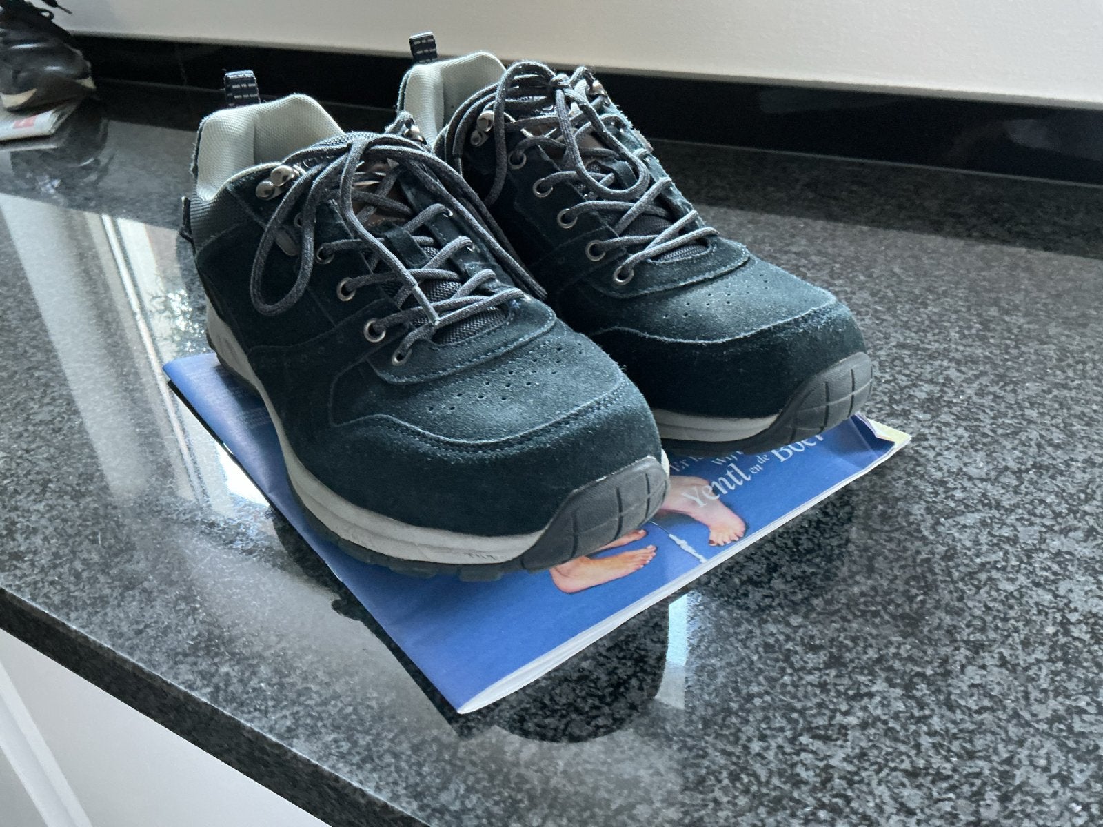 Lage wandelschoenen heren - Human Nature maat 43, Verzenden, Blauw, Gedragen, Wandelschoenen of Bergschoenen