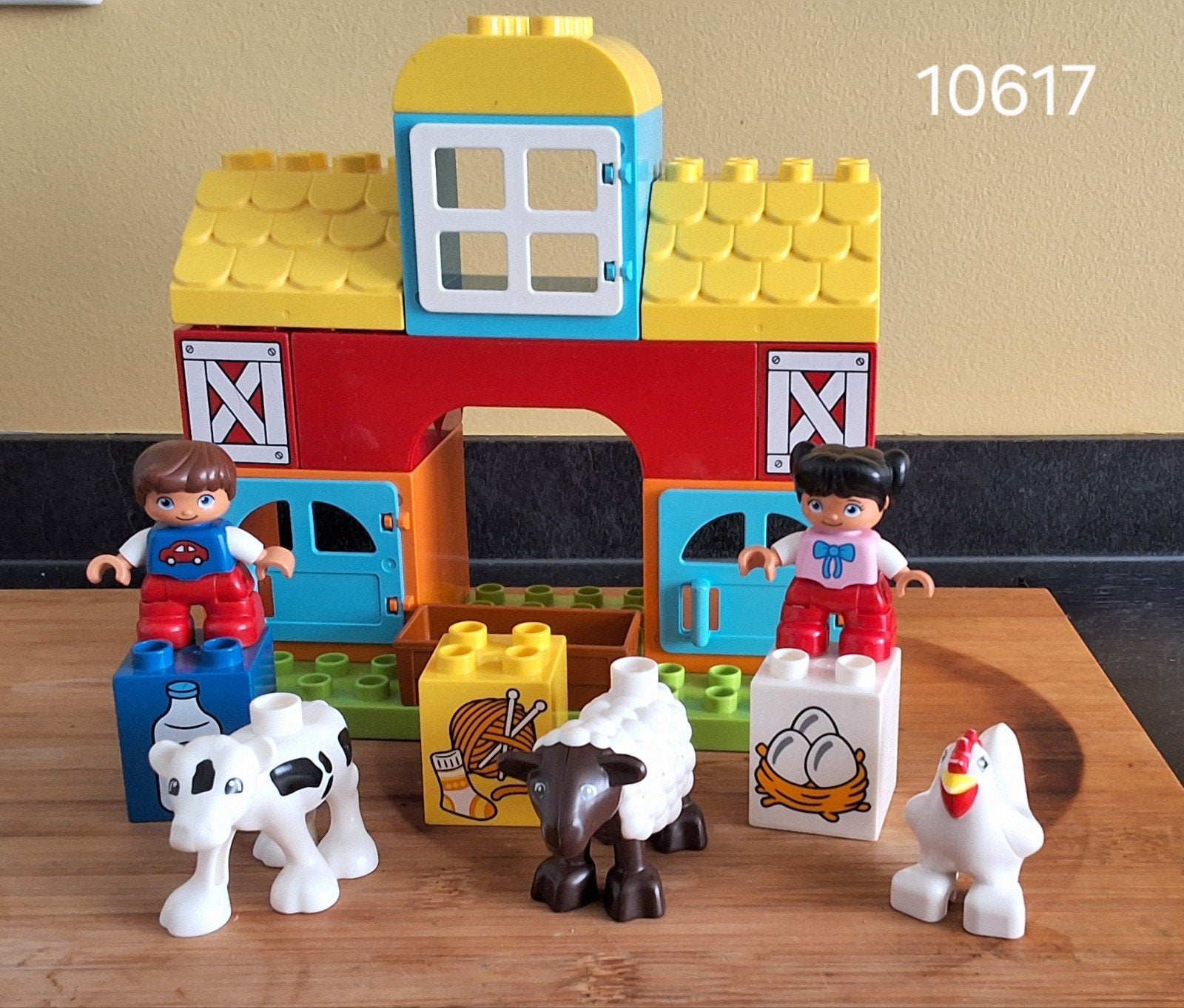 LEGO Duplo Boerderij 10617 - Compleet met figuren en dieren, Gebruikt, Ophalen of Verzenden, Compleet, Duplo