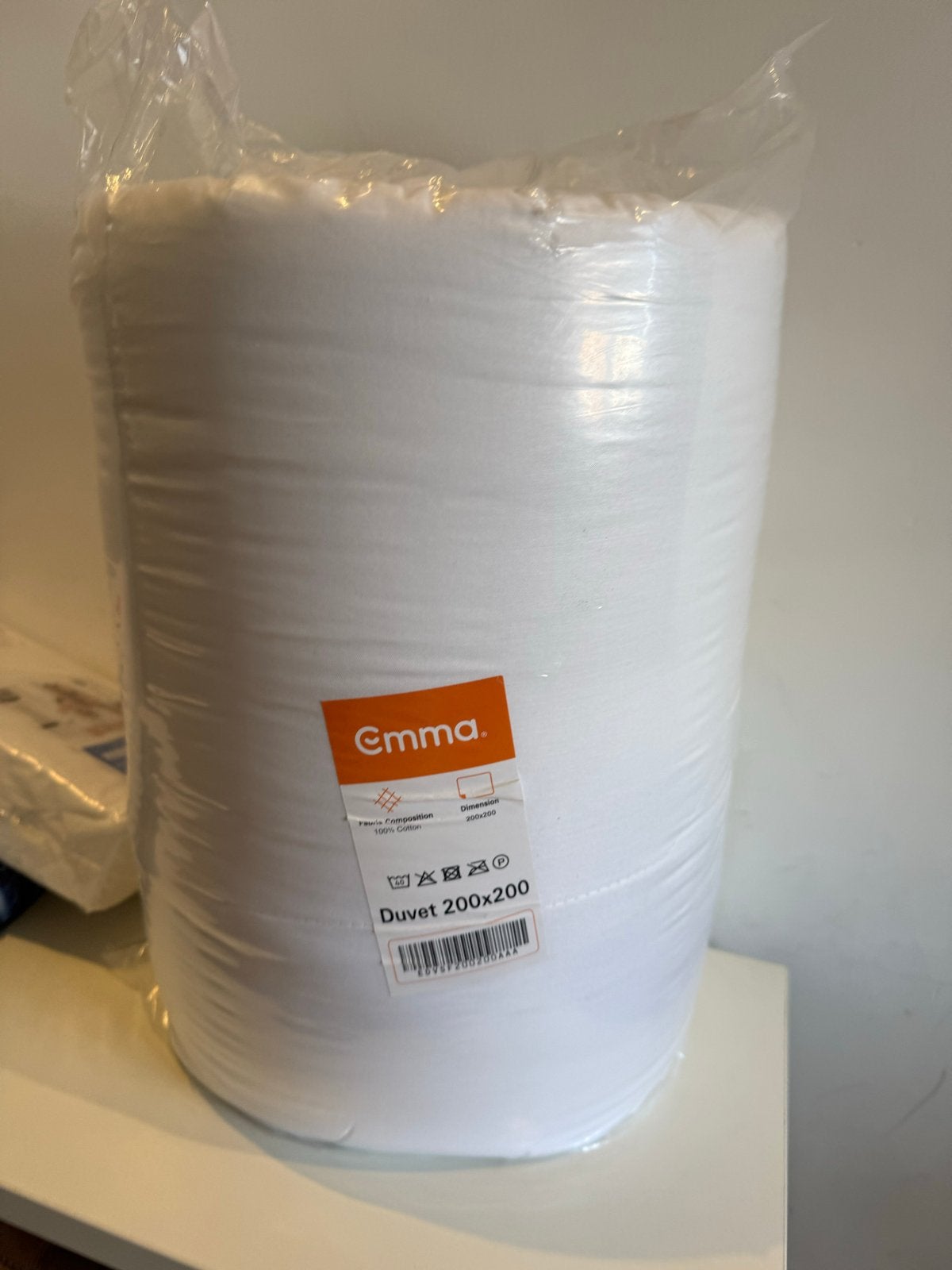 Emma Dekbed 200x200 - Nieuw, Ophalen, Wit, Katoen, Overige merken