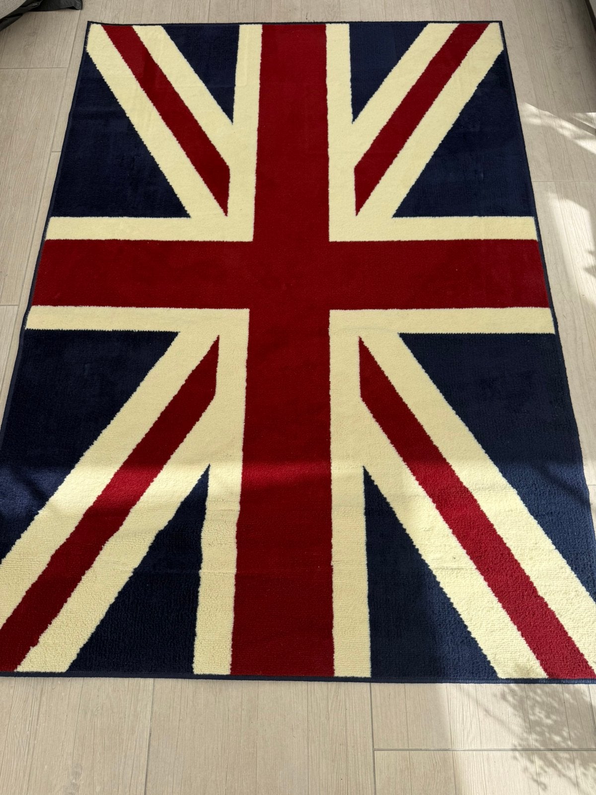 Vloerkleed 140x200cm. Union Jack, Ophalen, 100 tot 150 cm, 200 cm of meer, Rechthoekig
