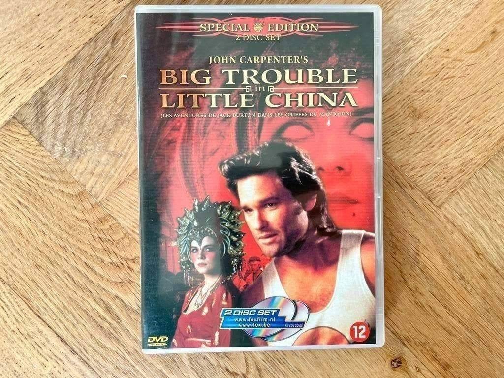 Big Trouble in Little China (1986) op 2 DVD (krasvrij + NL), Cd's en Dvd's, Engels, Nederlands, Ophalen of Verzenden, Zo goed als nieuw