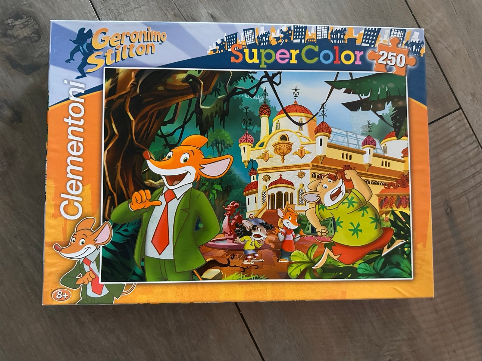 Clementoni Geronimo Stilton SuperColor Legpuzzel 250 stukjes, Ophalen of Verzenden, 10 tot 50 stukjes, Gebruikt, 6 jaar of ouder