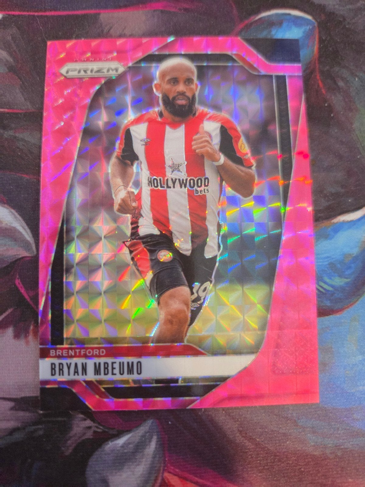 Panini Prizm Bryan Mbeumo Brentford Pink Prizm Kaart, Ophalen of Verzenden