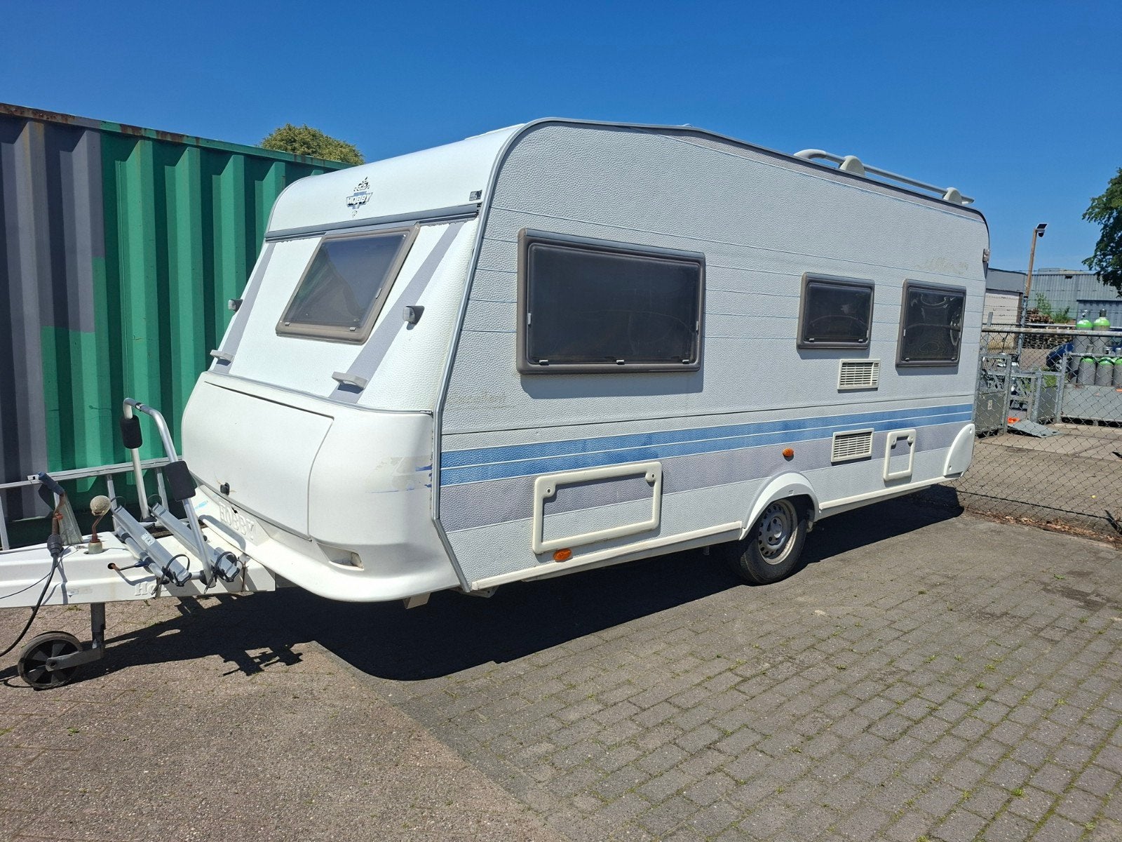 Hobby Excellent Easy Caravan  bj 2001, Vast bed, Rondzit, Hobby, 750 - 1000 kg