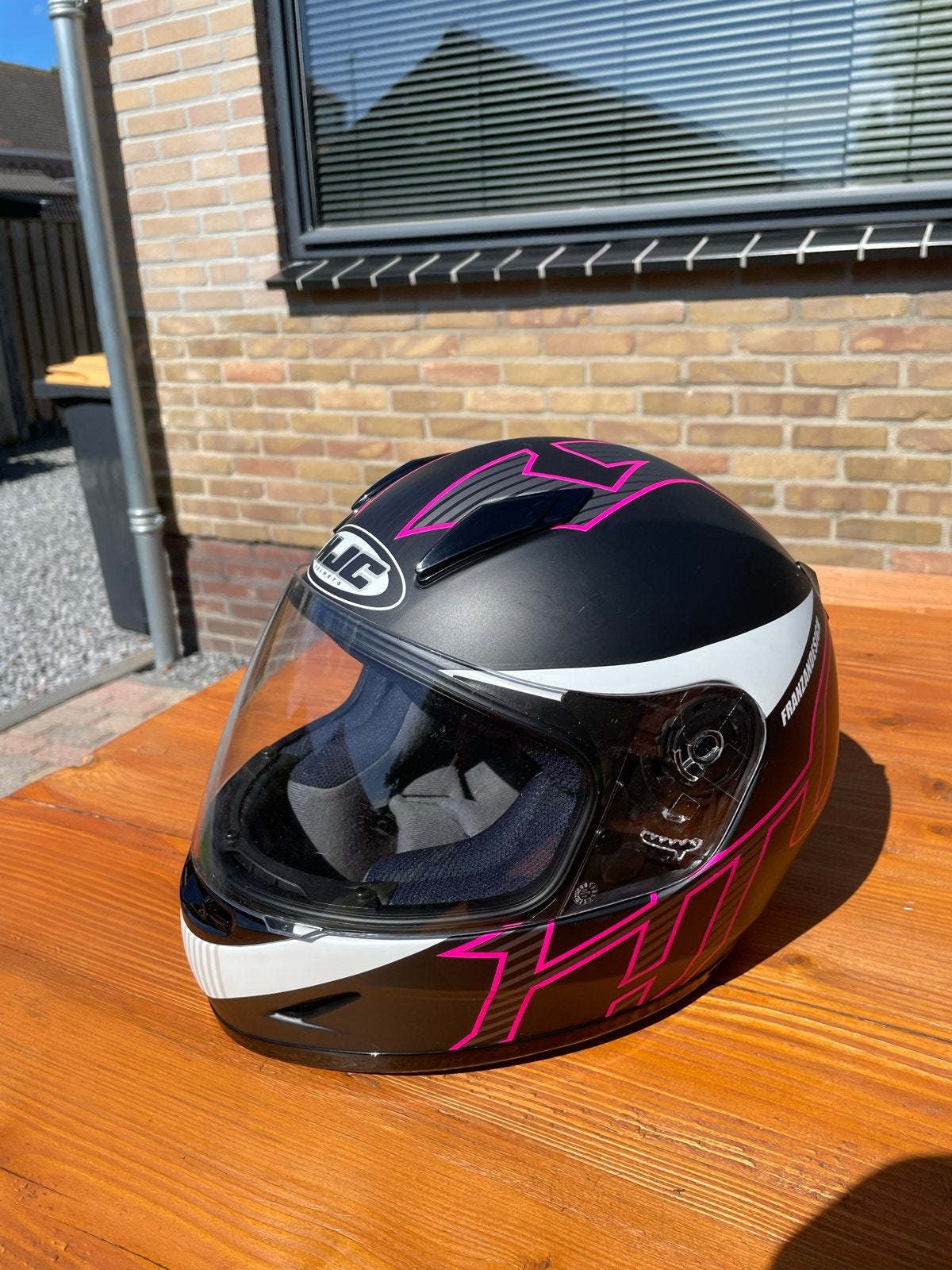 HJC Integraalhelm - Zwart/Roze - Maat 51 XXS of Jeugd/kind S, Ophalen, XXS, Kinderen, HJC
