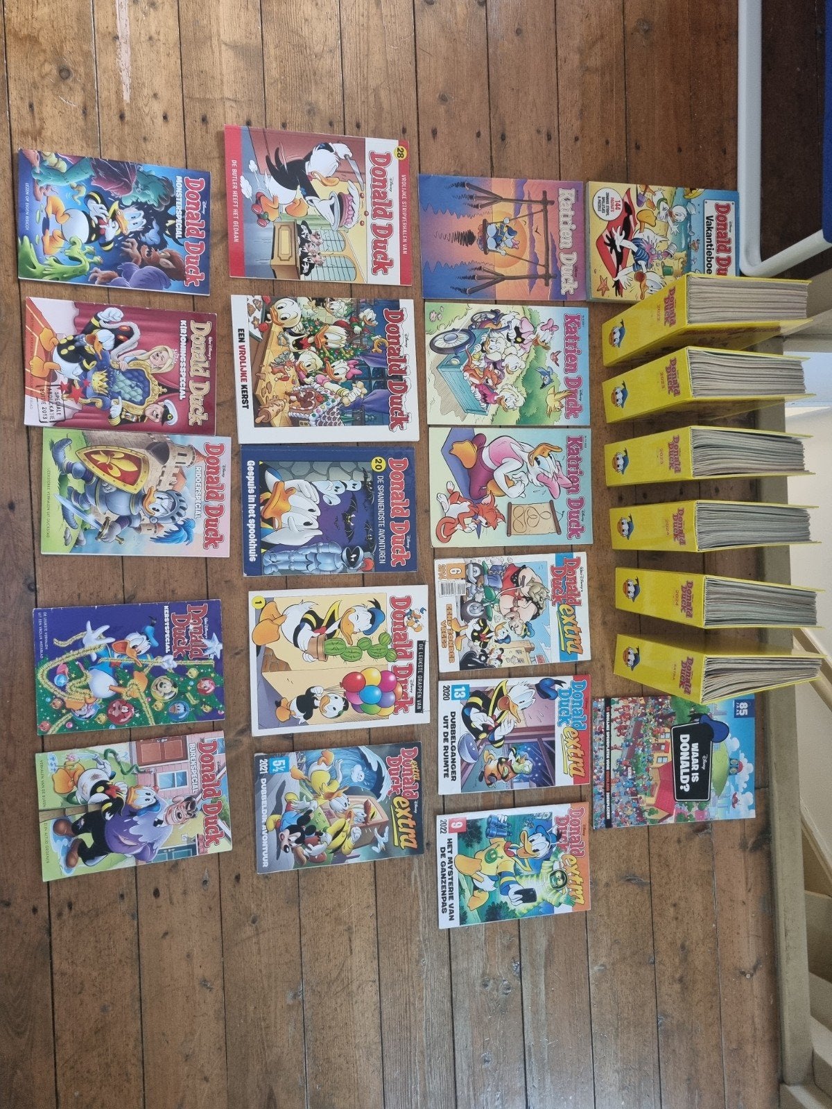 Donald Duck verzameling., Meerdere stripboeken, Ophalen of Verzenden, Gelezen, Walt Disney  Donald duck