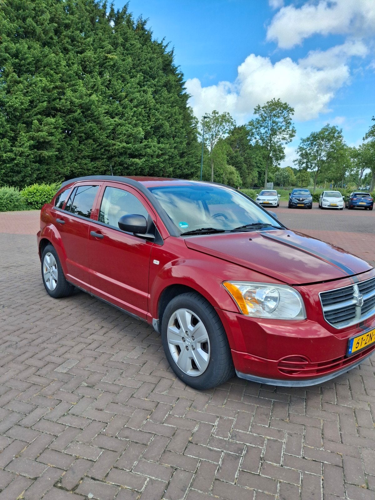 Dodge Caliber 1.8 2008 Rood, Voorwielaandrijving, 450 kg, 1295 kg, 1200 kg