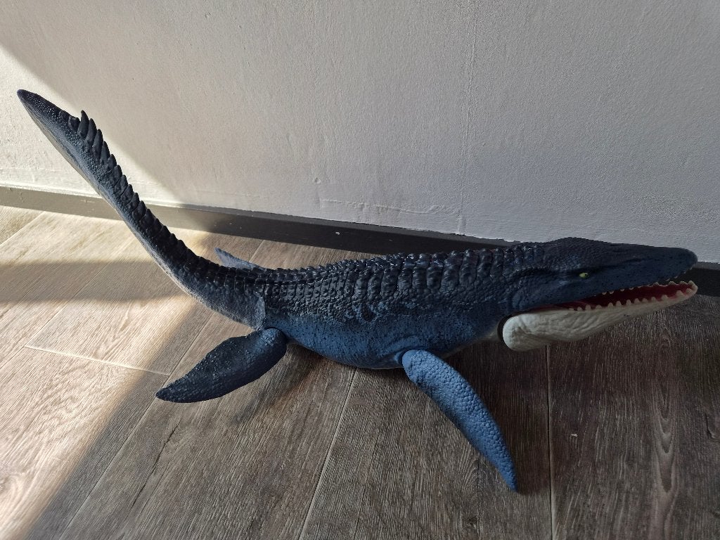 Mattel Jurassic World Mosasaurus actiefiguur, Ophalen of Verzenden, Zo goed als nieuw