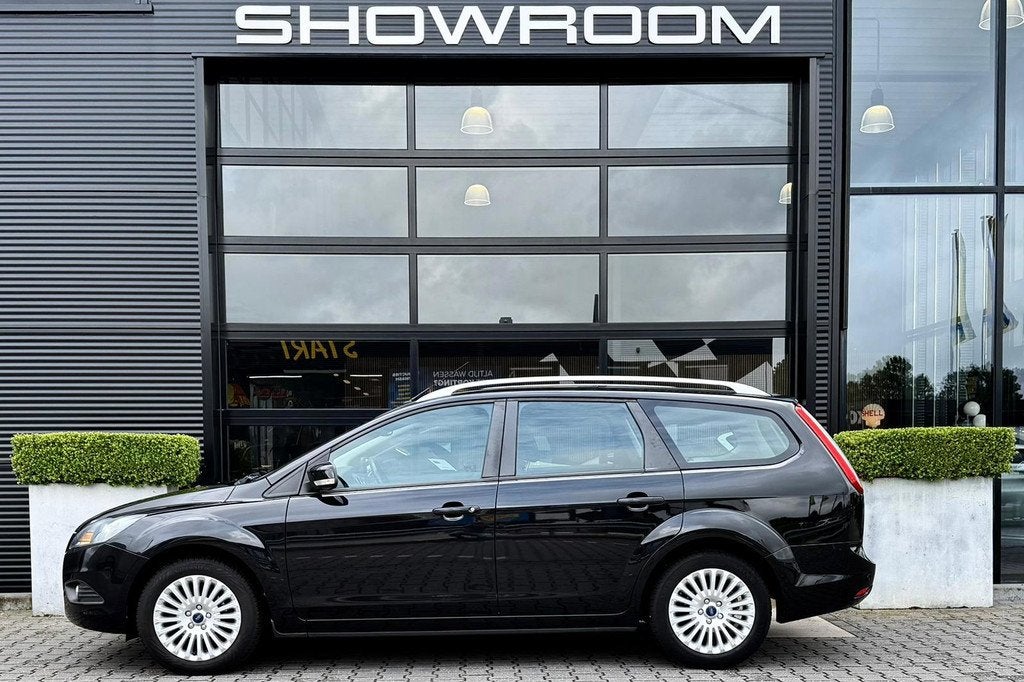 Ford Focus Wagon 1.8 Limited, 125 PK NL Auto, Naviagtie, Goe, Auto's, Euro 5, Gebruikt, Zwart, 4 cilinders