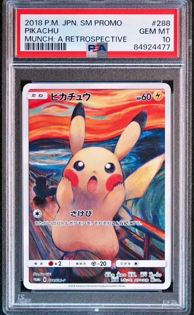 Pikachu Munch: A Retrospective PSA 10 GEM MT Pokémon Kaart, Ophalen of Verzenden, Nieuw, Losse kaart