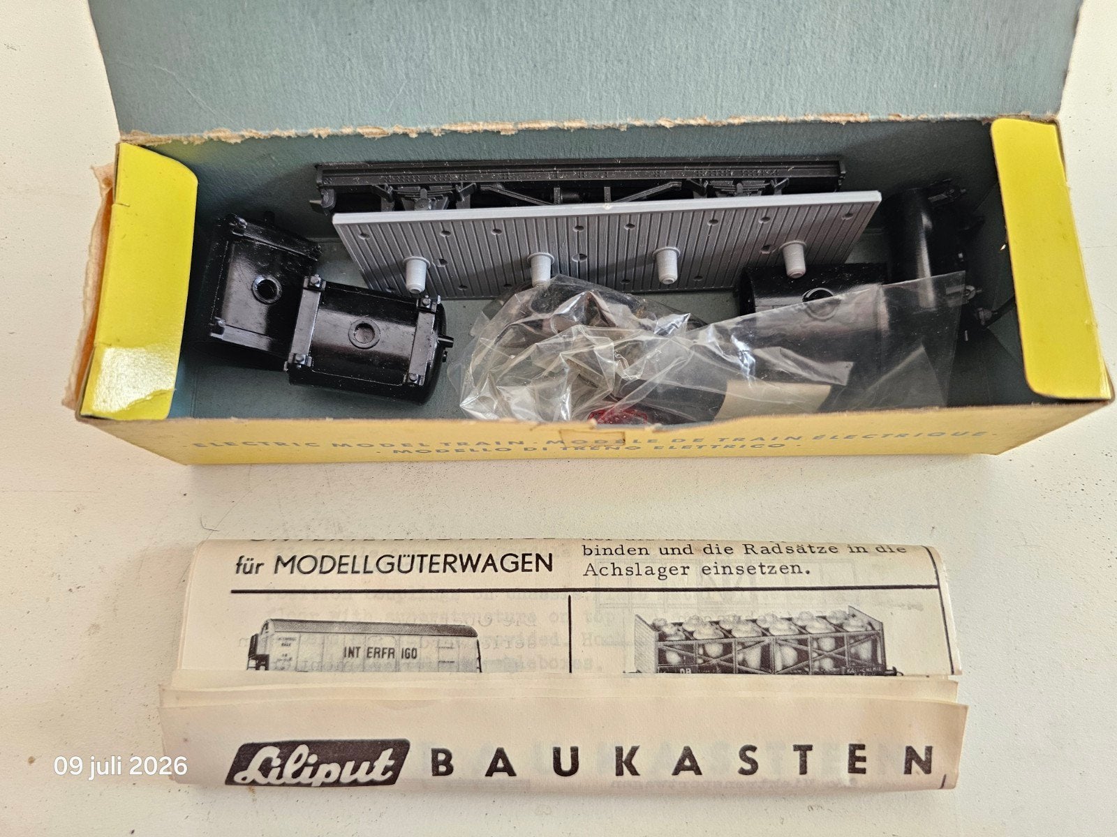 Fleischmann HO Koelwagen Bouwdoos 1467 B - Nieuw, Ophalen of Verzenden