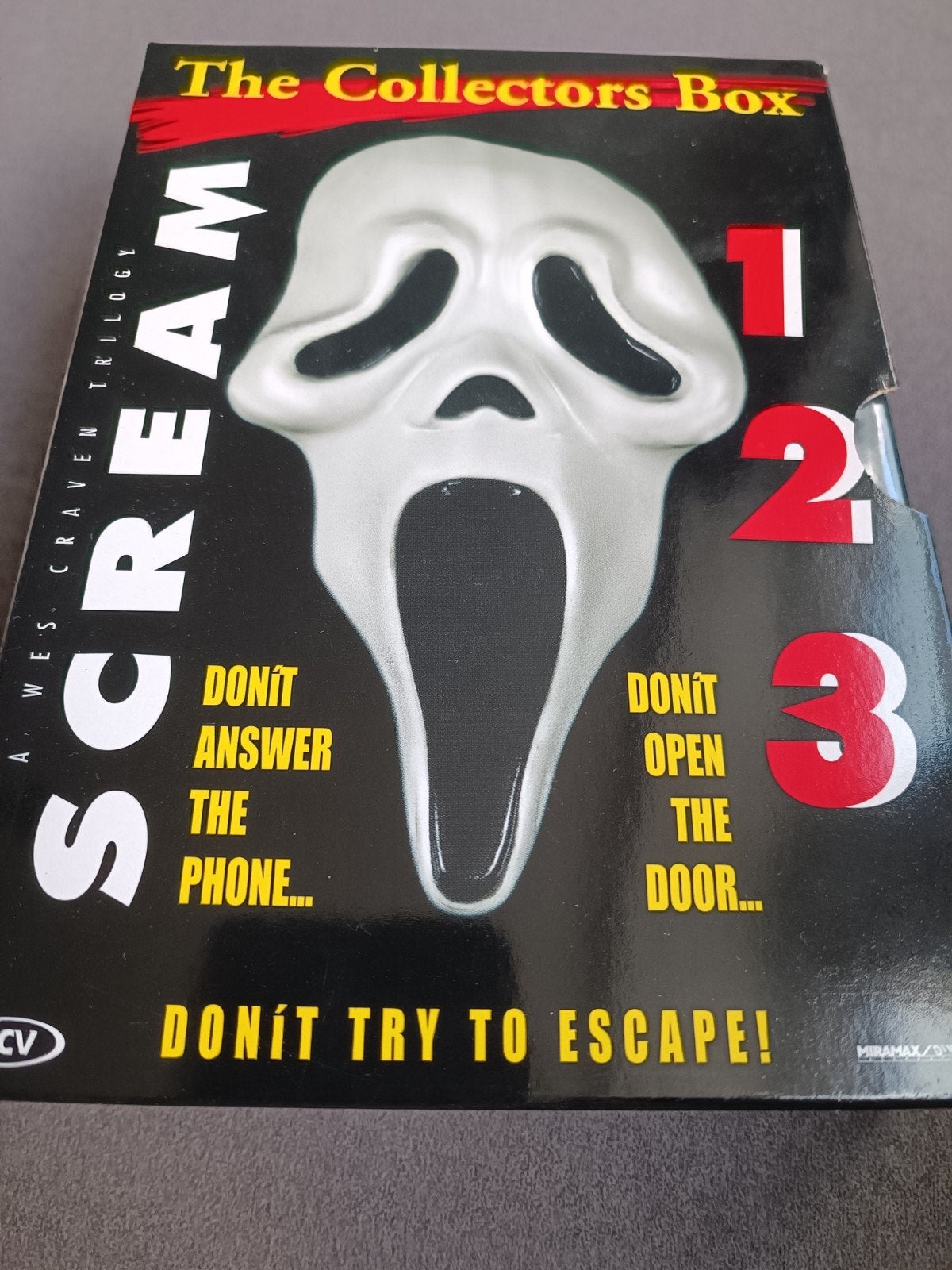 Scream trilogie - 3 dvd box, Vanaf 16 jaar, Ophalen of Verzenden, Zo goed als nieuw, Slasher