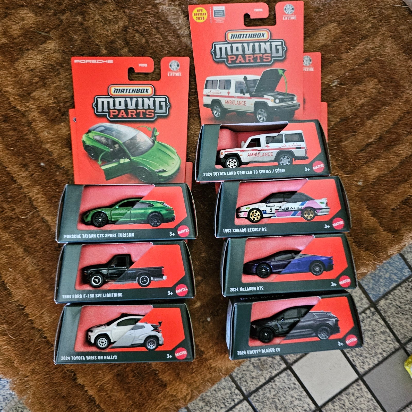 Matchbox Moving Parts Set - Diverse Modellen, Ophalen of Verzenden, Matel, Onbekend, Onbekend