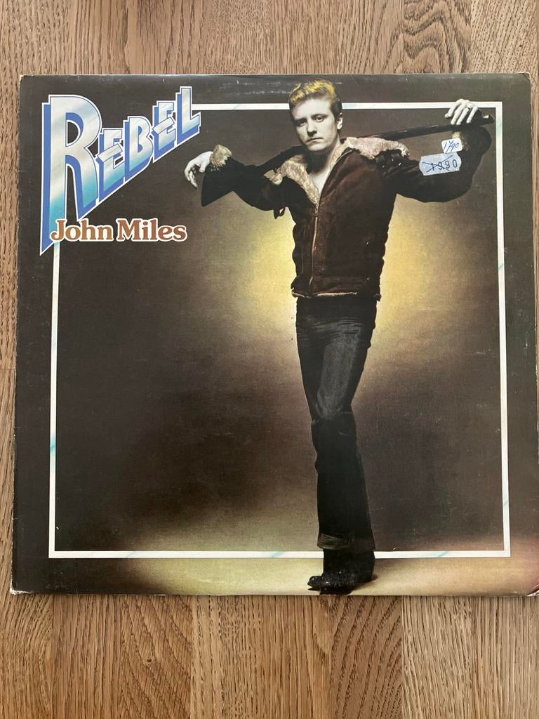 John Miles - Rebel LP (1976) - Klassieke Rock Vinyl, Cd's en Dvd's, Ophalen of Verzenden, 1970 - 1979, Gebruikt, 12 inch