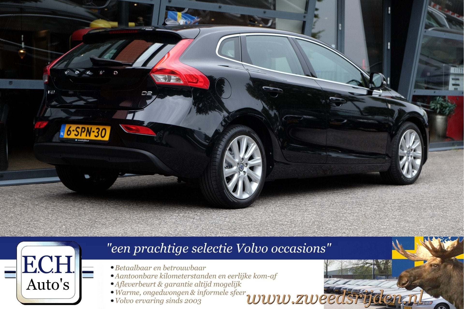 Volvo V40 D2 Momentum, 17inch (bj 2013), Voorwielaandrijving, Euro 5, Stof, Gebruikt
