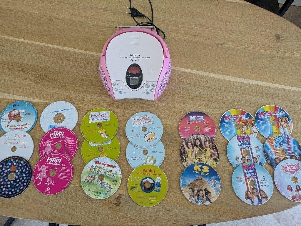 Roze CD speler, Ophalen, Gebruikt, Overige merken, Draagbaar