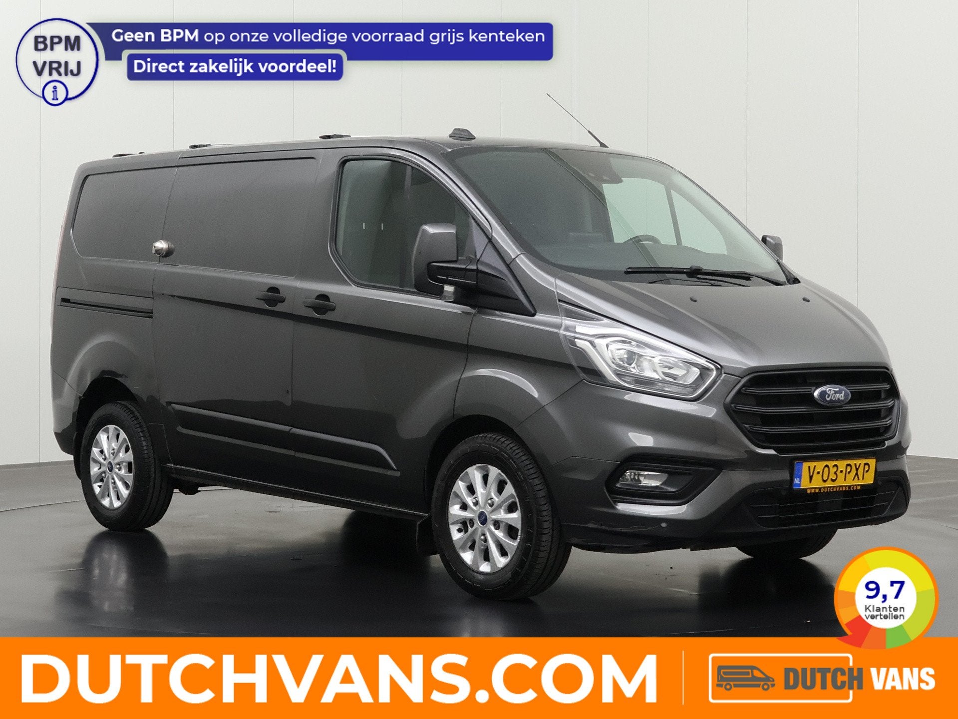 Ford Transit Custom 2.0TDCi 130PK Automaat Limited | Dakdrag, Stof, Gebruikt, 4 cilinders, Diesel