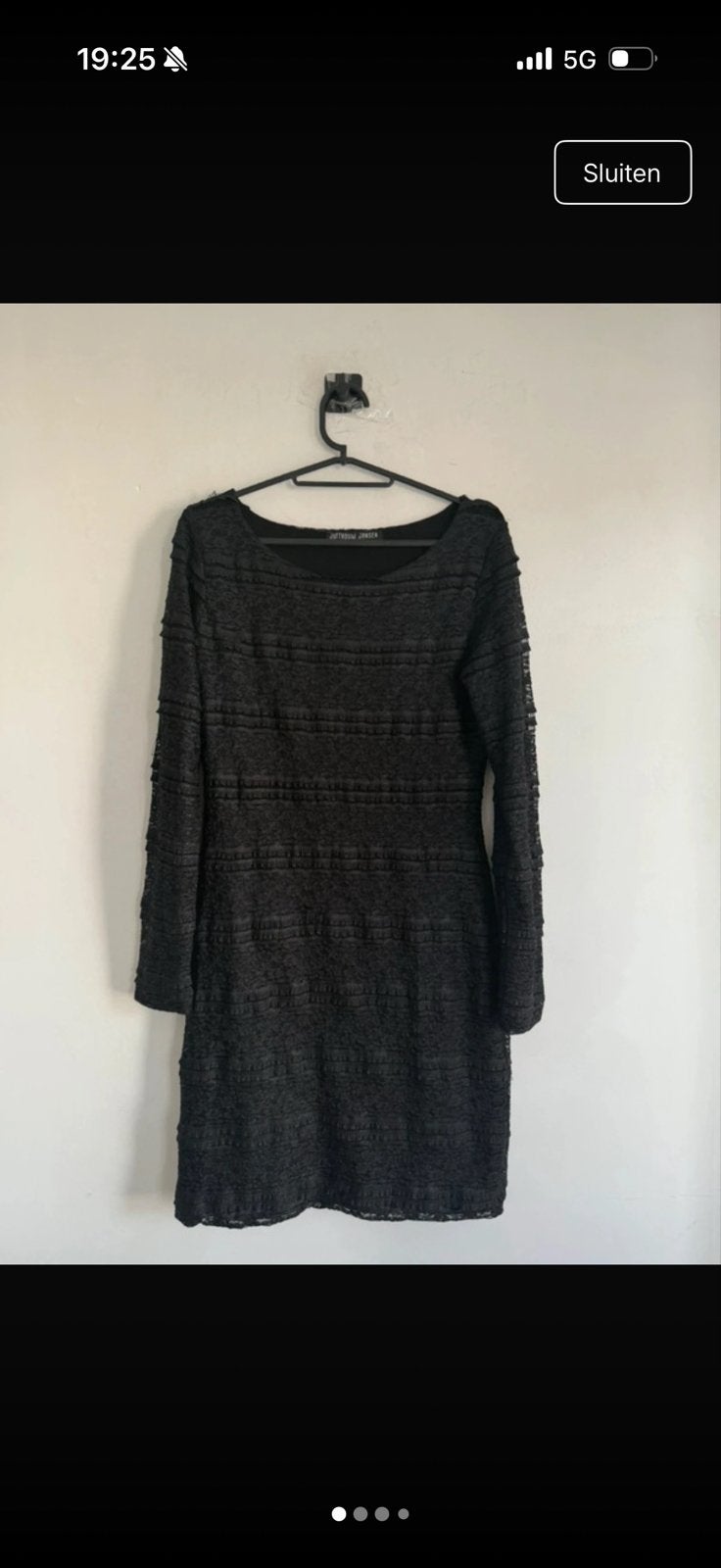 Zwart jurkje Juffrouw Jansen Amsterdam, Kleding | Dames, Maat 38/40 (M), Zwart, Ophalen of Verzenden, Zo goed als nieuw