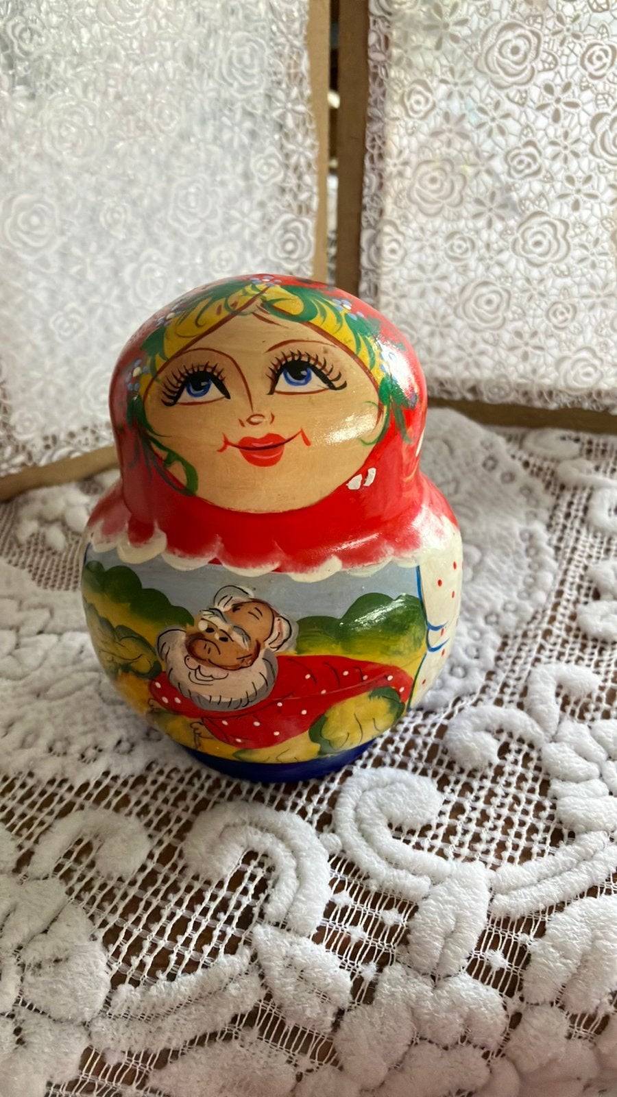7 delige vintage Matroesjka setje, Ophalen of Verzenden