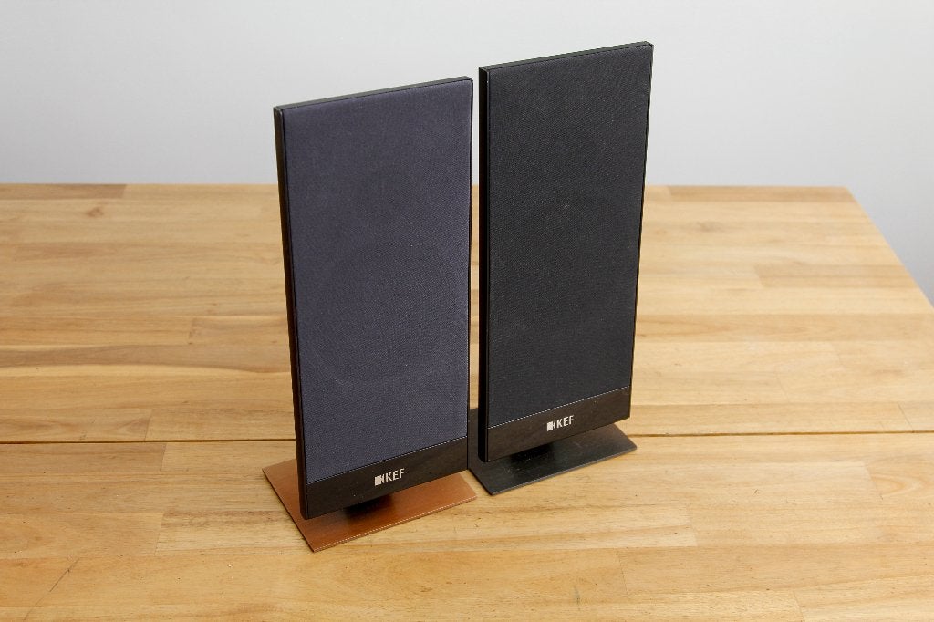 KEF T101 platte speakers. Zwart, Audio, Tv en Foto, Overige merken, Gebruikt, -, -