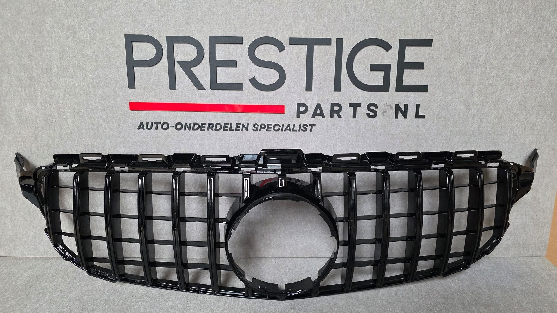 Grill Grille Mercedes C CLASSE W205 GT ZWART AMG LINE NIEUW, -, Nieuw, Ophalen of Verzenden, -