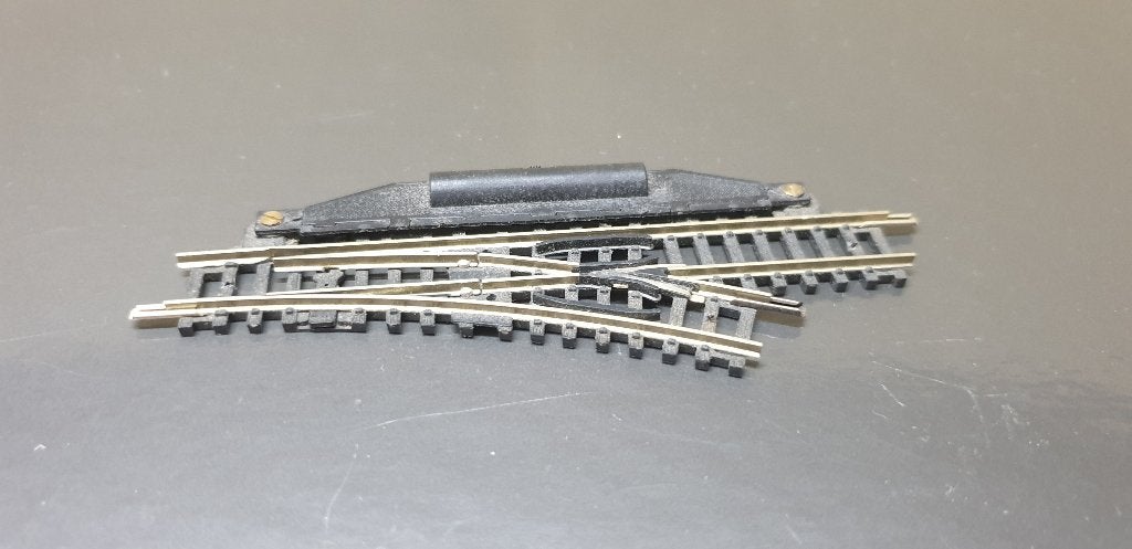 ROCO/Fleischmann 22267 handwissel rechts 15gr (9469), Gebruikt, Gelijkstroom, Fleischmann, Rails