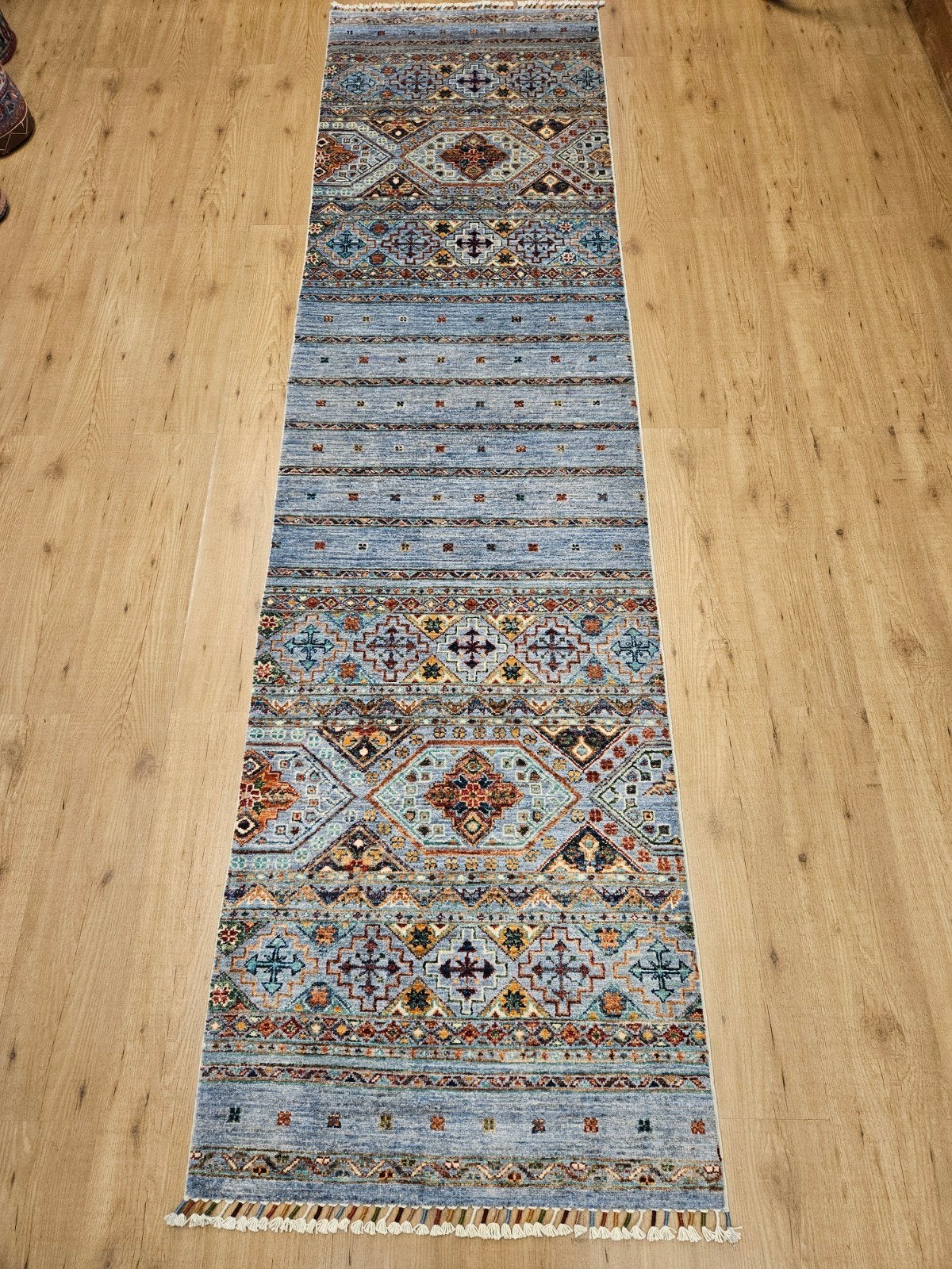 Handgeknoopt oosters tapijt loper loribaf 314x83, Vof Slats Antiek, 50 tot 100 cm, Rechthoekig, Ophalen