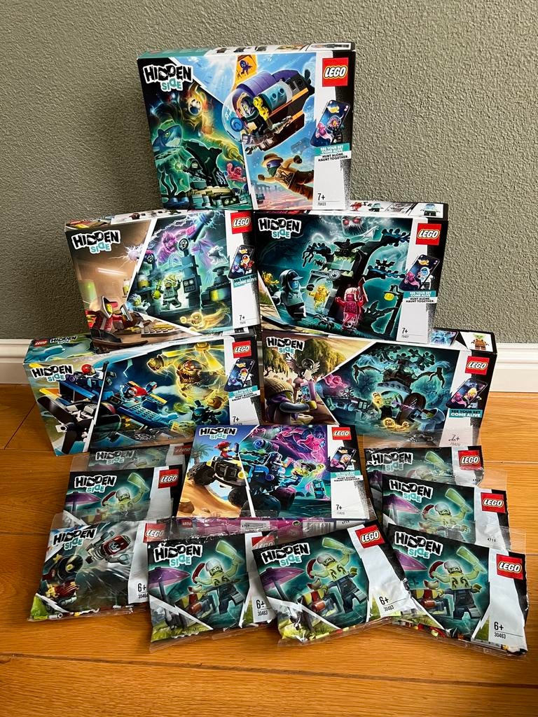 Grote Lego Hidden Side verzameling Nieuw!, Lego, Nieuw, Ophalen of Verzenden, Complete set
