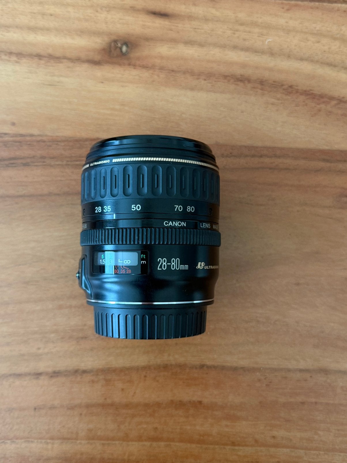 Canon EF 28-80mm f/3.5-5.6 USM Ultrasonic Zoomlens +zonnekap, Audio, Tv en Foto, Canon, Ophalen of Verzenden, Zo goed als nieuw