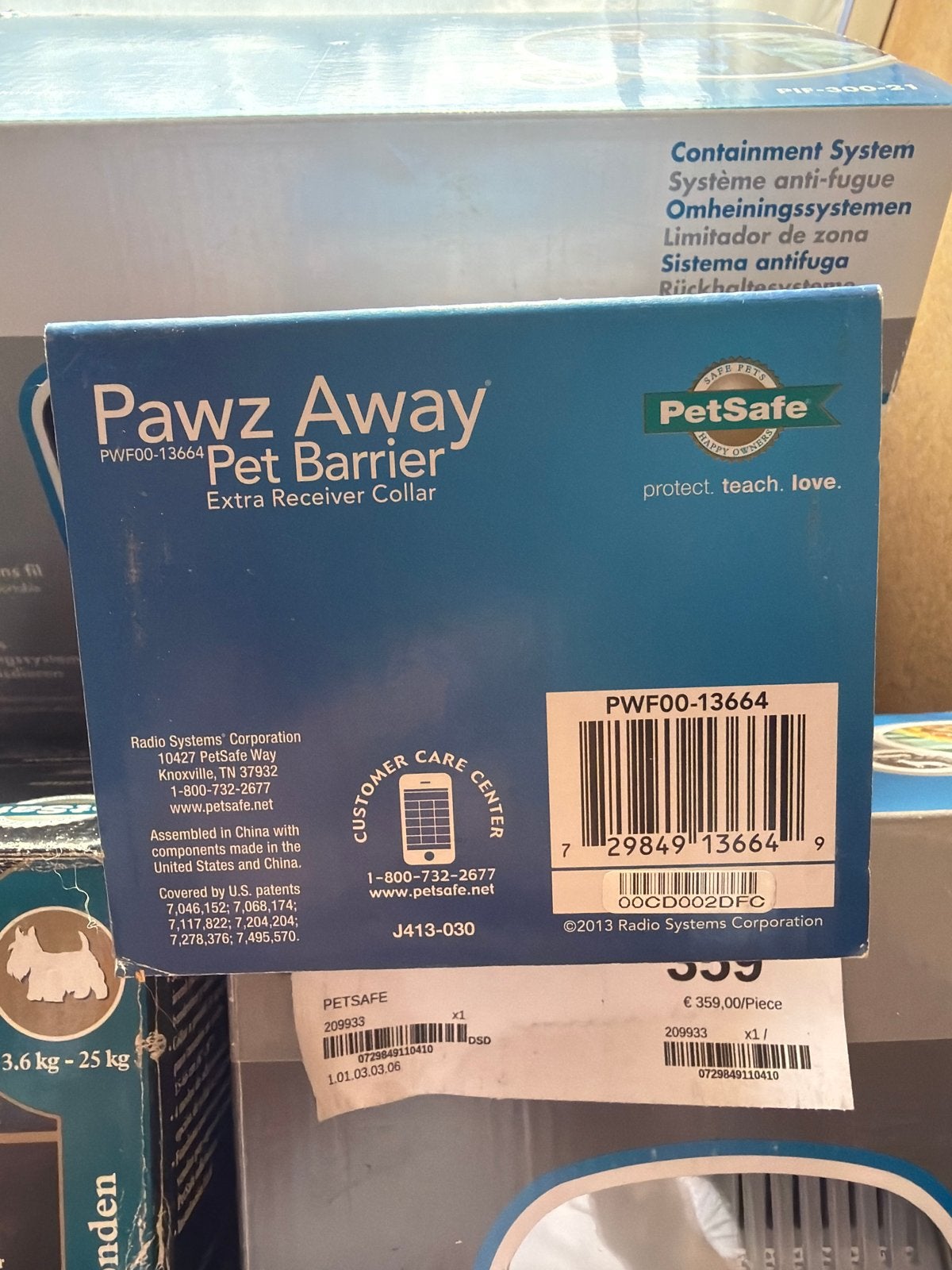 Pawz Away Halsband Petsafe katten en honden PWF00-13644, Nieuw, Ophalen of Verzenden, Onb, Onb