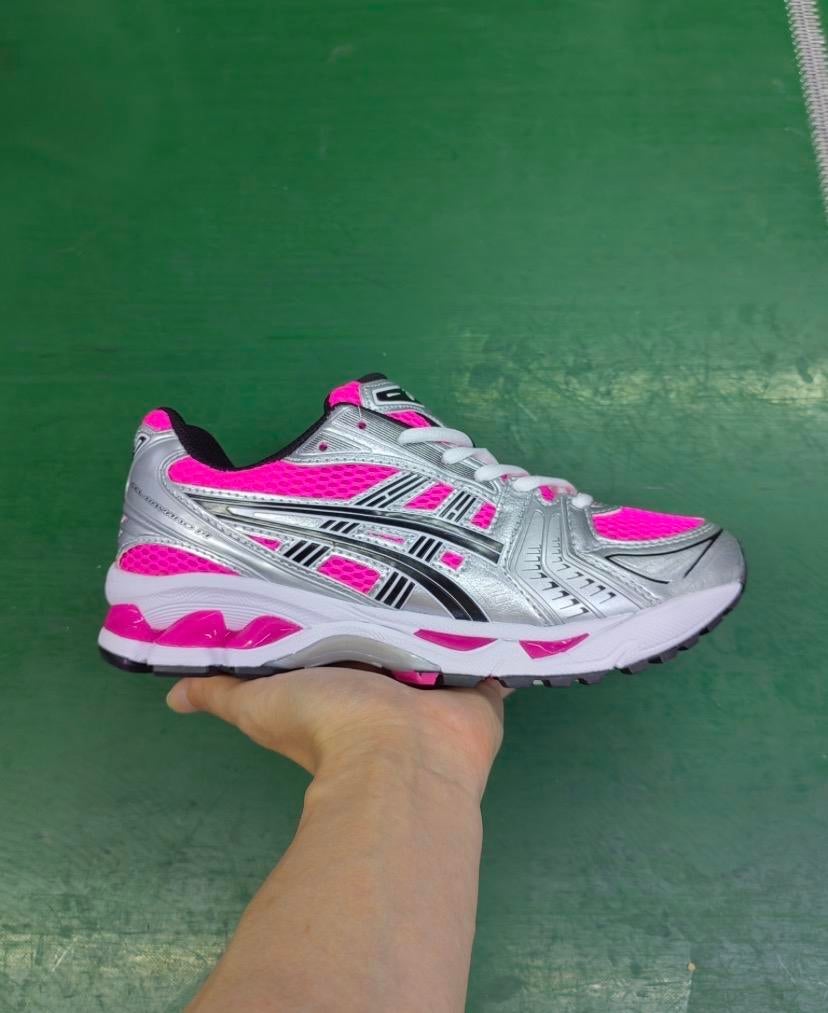 ASICS GEL-Kayano hardloopschoenen - Roze/Zilver, Ophalen, Zo goed als nieuw