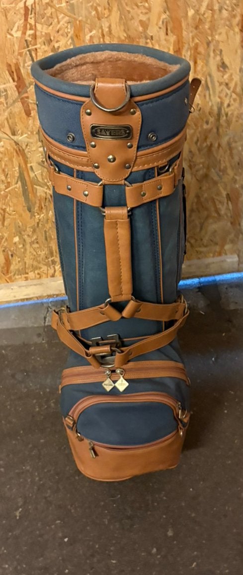 ‘Ben’ Sayers cartbag met regenhoes en headcovers, Ophalen, Zo goed als nieuw, Tas
