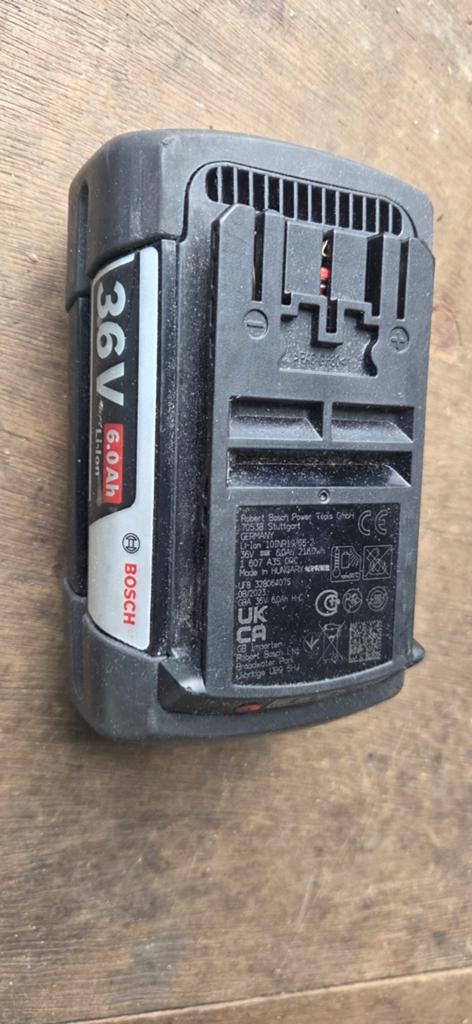 Bosch 36V 6.0Ah Li-Ion Accu voor Gereedschap, Doe-het-zelf en Verbouw, Gereedschap | Boormachines, Ophalen of Verzenden, Gebruikt